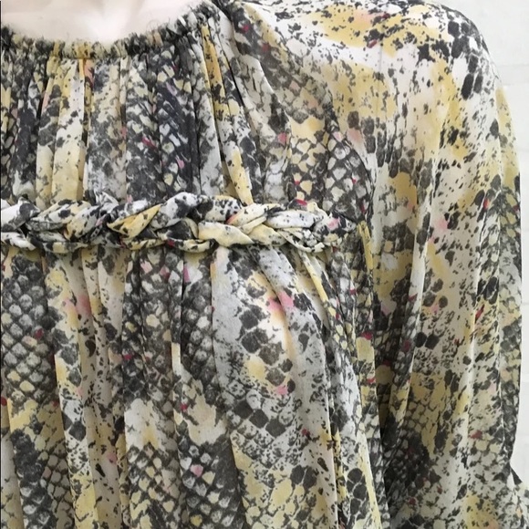 ISABEL MARANT Martin Snakeskin SILK Braided Tunic dress - Picture 5 of 12